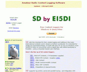 ei5di.com: Paul O'Kane EI5DI. SD - the Contest Logger for Radio Amateurs. 
Paul O'Kane EI5DI. SD - Free Windows/Linux Contest Logger.
      Radiosport and contest logging software for ham radio operators.