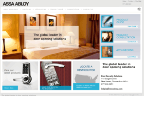 assaabloydsslodging.com: Commercial Door Solutions for Motels, Lodges, Hotels : Assa Abloy Lodging Solutions
ASSA ABLOY Door Security Solutions serves a full range of hotel, motel and lodge applications, including access controls; Life Safety systems; and code compliance services. 