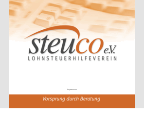 steuco.com: steuco e.V. Lohnsteuerhilfeverein
Lohnsteuerhilfe fr Arbeitnehmer, Beamte und Rentner