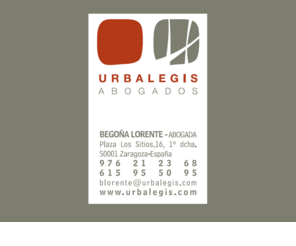 urbalegis.es: URBALEGIS     |     Begoña Lorente     |     Página web Temporal  |   Estamos trabajando en el nuevo Sitio Web
Página web Temporal  |   Estamos trabajando en el nuevo Sitio Web 