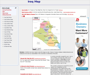 iraqmapxl.com: Iraq Map
Iraq Map provides online information about political and physical location of Iraq, its cities and states and outline map of Iraq. Find essential information about Iraqi people, fast facts about Iraq, map of Baghdad and much more.