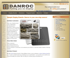 danroc.com: Custom Display Boards - Danroc Corporation
If you use display boards in your advertising or for salespeople, check out what we can do for you. Danroc Corp - Ohio