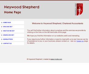 heywoodshepherd.com: Heywood Shepherd - Home Page
Heywood Shepherd - Home Page