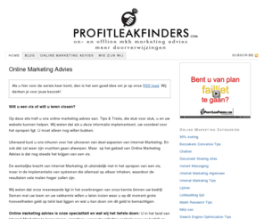 profitleakfinders.com: Online Marketing Advies: Wilt u een vis of wilt u leren vissen?
