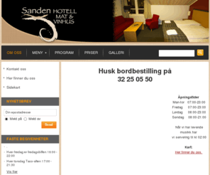 sandenhotell.no: Om oss - SANDEN HOTELL AS
Nettsiden til SANDEN HOTELL AS