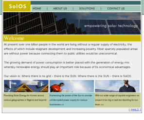 solosng.com: SolOS :: Solar Off-Grid Systems Ltd.
