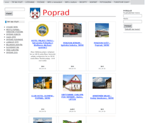 ubytovanie-poprad.sk: UBYTOVANIE POPRAD, UBYTOVANIE, TATRY, VYSOKE TATRY, POPRAD, MESTO POPRAD, REGION POPRAD, UBYTOVANIE V POPRAD, TURISTICKÉ INFOCENTRUM SLOVENSKA
UBYTOVANIE POPRAD, UBYTOVANIE, TATRY, VYSOKE TATRY, POPRAD, MESTO POPRAD, REGION POPRAD, UBYTOVANIE V POPRAD,