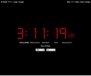 klukuklok.com: Online Alarm Clock
Online Alarm Clock - Free internet alarm clock displaying your computer time.