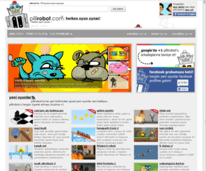 pillirobot.net: herkes oyun oynar ‹ pillirobot
pillirobot'ta her gün birbirinden güzel yeni oyunlar seni bekliyor..