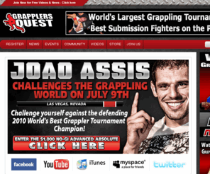 grapplersquest.info: Grapplers Quest Submission Grappling Tournaments BJJ Competitions Wrestling Events
Grapplers Quest Grappling Tournaments, BJJ Events, Brazilian Jiu Jitsu Competition, Submission Tournament, wrestling meet, grappling news forum