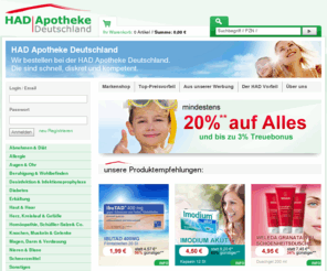 homecareapo.com: HAD Apotheke Deutschland
Online Apotheke