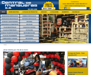 centraldemangueras.com: Central de Mangueras
Central de Mangueras ofrece productos Hidráulicos, Industriales y Automotrices atendiendo empresas en el ramo industrial, agro-industrial, alimentario, de transporte, cemento, de productos médicos y tecnológicos