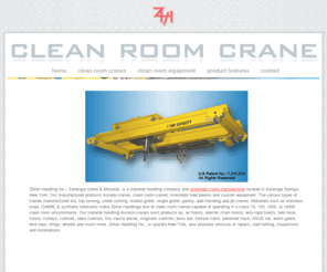 cleanroomhoists.com: www.Cleanroomcrane.com
Specializing in overhead cranes, monorails and engineered material handling systems for cleanroom enviroments