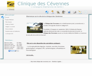 clinique-des-cevennes.com: Clinique des Cévennes - Accueil
Clinique des Cévennes, Annonay, Ardèche,  C2S, Compagnie Stéphanoise de Santé