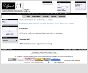 different-it.de: Different I.T. GmbH
Different I.T. Vetrieb Service Haendlershop Hardware Software Service Different I.T. Vetrieb Service Haendlershop Hardware Software