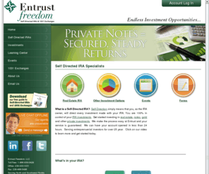 entrustflorida.com: Self Directed IRAs Made Easy - Entrust Freedom, LLC
Real Estate IRA | Self Directed IRAs - Entrust Florida can help you with all your investing needs