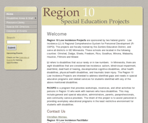 region10spedprojects.org: Region 10 Special Education Projects
