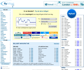 priskurve.net: Fly billigst billigbiletter billig fly billetter
Flybilligst.com gir deg billige fly billetter. Fly billigst med billigbiletter fra Flybilligst.com. Vi har billig fly biletter og billig fly billeter!