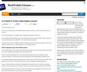 realestatelicense.org: Real Estate License Blog | Free Info On How To Get Licensed
Real Estate License .org provides free information, tips and help to get you on the road to becoming a real estate agent.