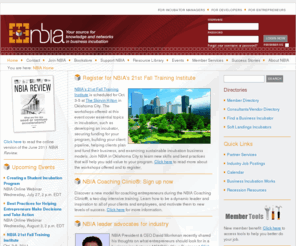 nbia.org: - National Business Incubation Association
Business incubators help emerging growth companies survive and grow during the start-up period when they are most vulnerable. With approximately 1850 members worldwide, NBIA is the largest membership organization of incubator developers and managers, providing education, training and industry information.