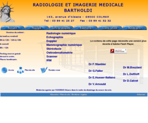 radiologiebartholdi.com: Radiologie Bartholdi avenue d'Alsace Colmar
Radiologie et imagerie medicale Bartholdi à Colmar Alsace.