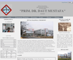 spitali-prizren.com: Spitali regjional i Prizrenit
Spitali rajonal i Prizrenit Prim. Dr. Daut Mustafa iL HASTANESI SPITALI RAJONAL