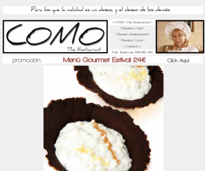 comotherestaurant.es: COMO The Restaurant | Restaurantes en Cartagena
Restaurantes en Cartagena, COMO The Restaurant, restaurante especializado en la cocina de mercado. C/Carlos III, nº 22. Cartagena | Telf. Reservas: 968 08 13 00