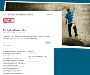 notizn.de: Notizn
Alles ganz frisch und ziemlich Beta.