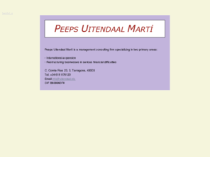 uitendaal.biz: PEEPS UITENDAAL MARTÍ, S.L.
Uitendaal, SpinMail-25