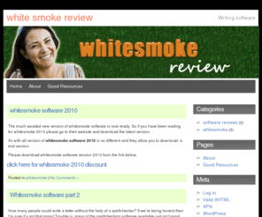 whitesmokereview.com: white smoke review  » whitesmoke review
a review of whitesmoke software