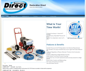 restorationdirect.com: Cobra Air Sprayer
Cobra air sprayer increase profit on every job!