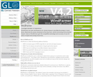 windfarmer.biz: WindFarmer - GL Garrad Hassan
 - Software
Leverage decades of experience - WindFarmer has been developed by GL Garrad Hassan to facilitate the design of wind farms. Maximise the power produced by the wind farm, whilst minimising environmental impact. Users of WindFarmer gain the competitive advantage and accuracy of over 25 years of expert wind energy know-how.