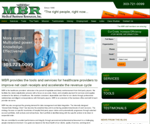 mbrus.com: MBR | Medical Business Resources, Inc. | Healthcare Financial Services | Hospital valuation | Medical Auditing Software | Patient Accounting Systems
MBR, Medical consulting firm specializing in mergers/acquisitions, valuation and strategic planning for health care organizations. Medical practice Strategic Implementation, patient accounting systems and medical pre-Bill and Post-Bill Account Resolution