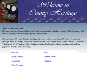 countygenealogybooks.com: Heritage
 County Heritage Books