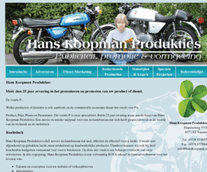 hanskoopman.nl: Hans Koopman Produkties
Hans Koopman Produkties