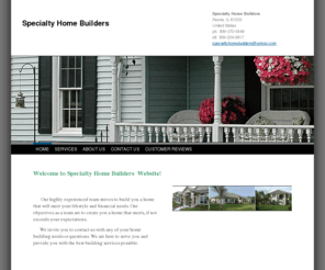 specialtyhomebuilders.com: Specialty Home Builders - Home
Welcome to Specialty Home Builders  Website!