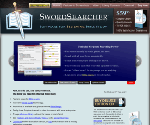 swordsearcher.com: Bible Software for Believing Study: SwordSearcher
SwordSearcher Bible Software: Fast, easy to use, and comprehensive, with the tools and library you need for effective and rewarding study of God's word.