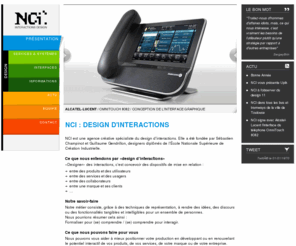 creation-industrielle.com: NCI : Interactions Design
NCI est une jeune agence de design stratégique spécialiste des nouvelles industries de l'information et de la communication