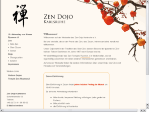 zendojo-karlsruhe.de: Zen-Dojo Karlsruhe e.V.
Zen Dojo Karlsruhe
