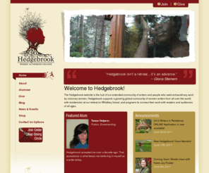 hedgebrook.org: Hedgebrook
Hedgebrook is a rural retreat on
Whidbey Island, Washington where women writers come from all over the world
to write, rejuvenate and be in community with each other.