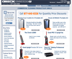 hotelvacuum.com: Oreck Canada Commercial Vacuum Cleaners and Cleaning Products
Oreck Canada commercial products specializes in industrial vacuum cleaners and a variety of heavy-duty cleaning products for your business or office.