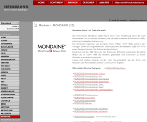 mondaine-onlineshop.com: MONDAINE | Nennmann | NENNMANN form und funktion
Designprodukte von  MONDAINE