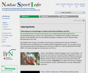 natursportinfo.de: BfN | NaturSportInfo | Willkommen
Natursportinfo - Das Natursportinformationssystem von BfN und BAFU