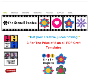 stencil-garden.com: The Stencil Garden - Home
Digital PDF Stencils, a quick and easy solution for all your creative needs. Perfect to decorate your flowerpots, bags, clothes, furniture and walls. Free stencils, free flower stencils and free stickers. 
