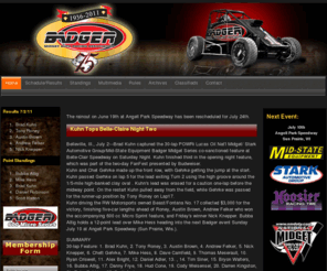 Auto Racing Wisconsin on Bmara Com  Badger Midget Auto Racing Association