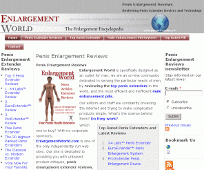 enlargementworld.com: Penis Enlargement Reviews
