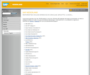 who-runs-sap.com: SAP Nederland - Referenties - S - M - L
SAP levert oplossingen en software om uw bedrijfsprocessen te optimaliseren. Volledig te integreren met bestaande netwerken en systemen. SAP software voor iedere organisatie.