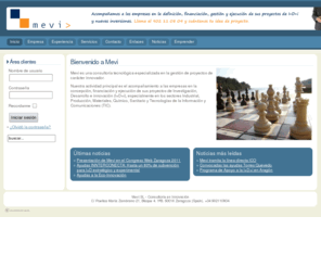 mevisl.es: mevisl.es - Consultoría en Innovación
Mevi SL es una consultoría tecnológica especializada en la preparación, gestión y desarrollo de proyectos de carácter innovador.