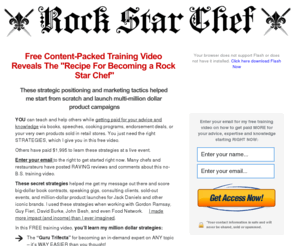 therockstarchefsmarketingbootcamp.com: Rock Star Chef | Branding & Marketing For Chefs & Restaurateurs | Mark Garcia
Rock Star Chef Mark Garcia is the author of How To Become A Rock Star Chef and a Highly Acclaimed Leadership Speaker, Seminar Leader, and Business Consultant