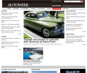 awcollector.com: Car collector - AutoWeek Magazine
Car Reviews and headline car news created by AutoWeek Magazine. Updated hourly with news and car pricing information.